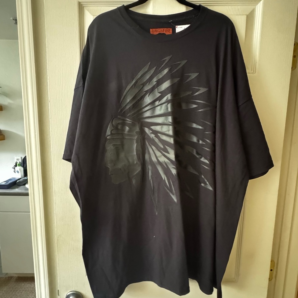 Men's Ring of Fire Black Graphic Tee